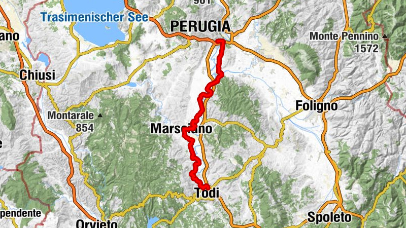 Perugia Ponte San Giovanni - Ponte San Giovanni - Marsciano - Ponterio