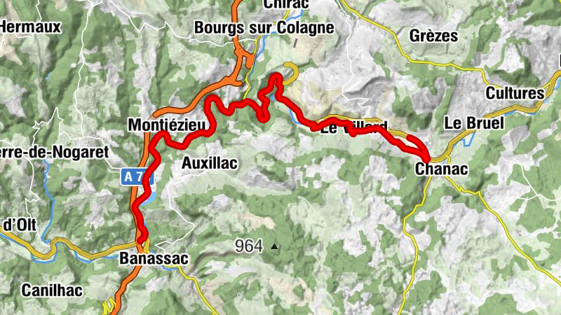 Badaroux - Imbèque - Montjézieu - Le Villard