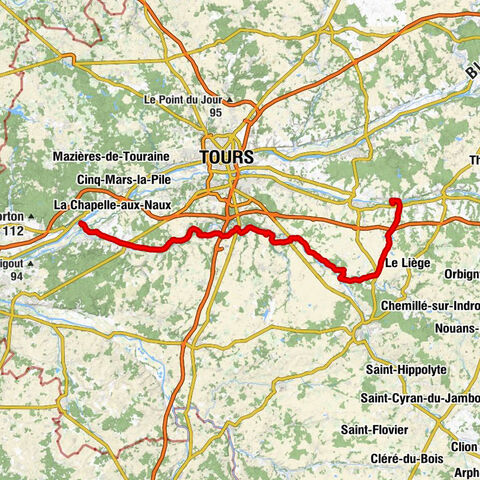 Bréhémont - Église Saint-Martin - Église Sainte-Luce - Parc de Chenonceaux