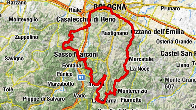 Bologna - Monte Vaiolo - Monte del Frate - Monte Torrone