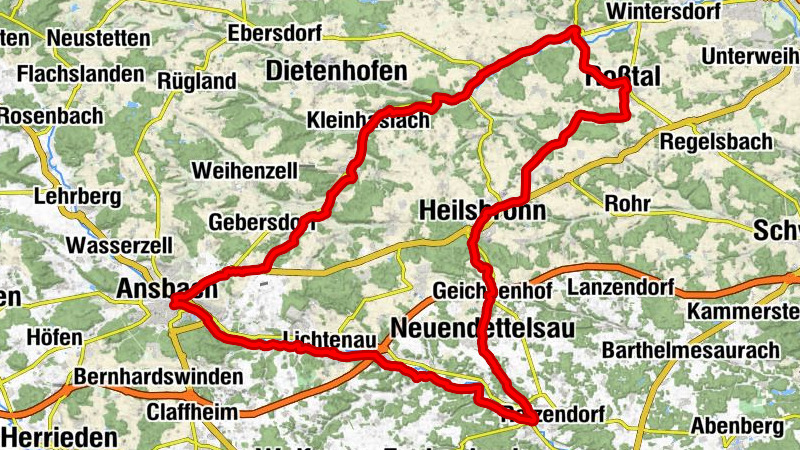 Ansbach - Dreieinigkeitskirche - St. Nikolai - Kapelle