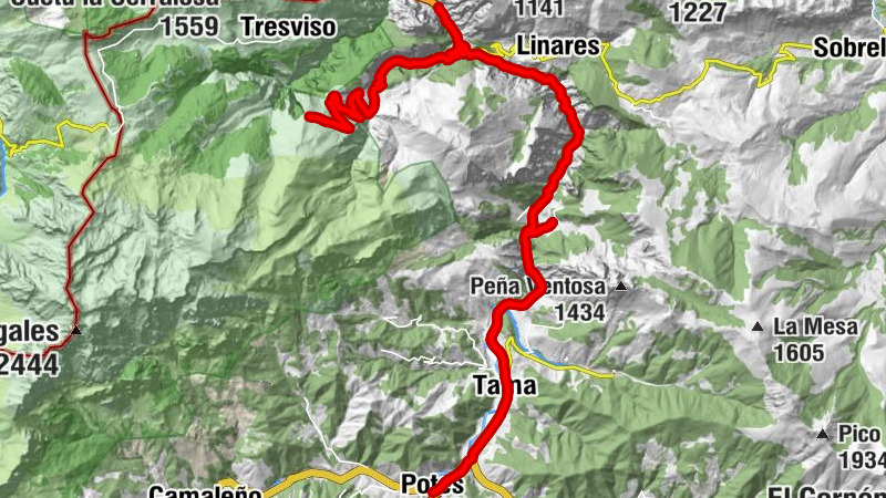 Barrio del Sol - Potes - Iglesia de San Sebastián - Colláu Oja