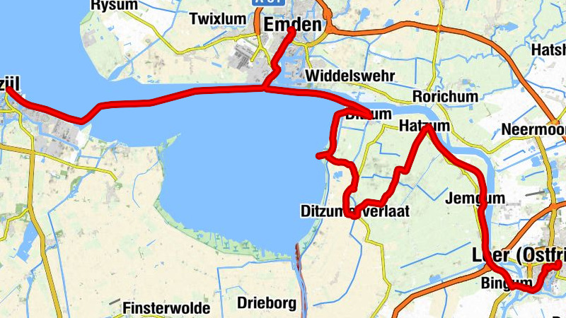 Delfzijl - Evangelisch lutherische Kirchengemeinde Pogum - Kirche Sankt Sebastian Hatzum - Leer (Ostfriesland)