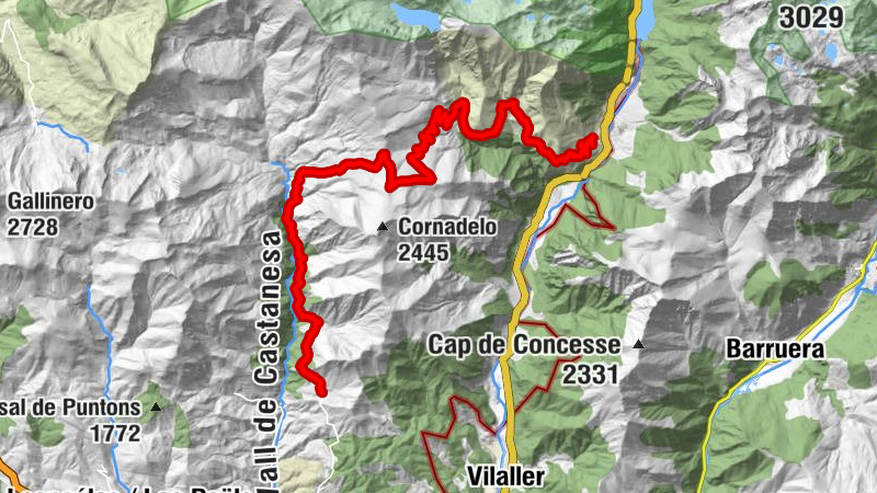 Iglesia - Aneto - Coll de Salines - Ca de Graus