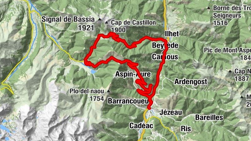Arreau - Chapelle Saint-Joseph - Espiadet - Auberge du col de Beyrède
