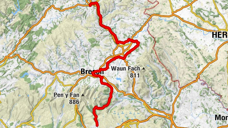 Builth Wells - Saint Cynog's Church - St Bilo's Church - Pontsticill