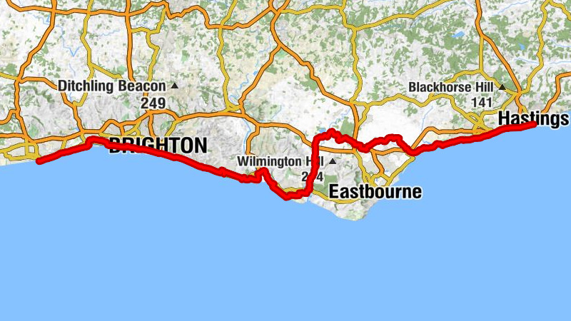 Hastings - Little Galley Hill - Galley Hill - Worthing