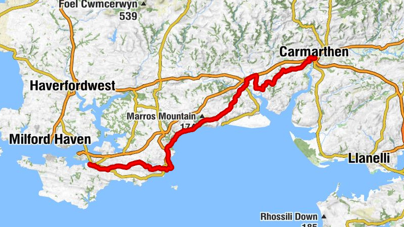 Carmarthen - Pen Wern-Corgam - St Lawrence's Church, Marros - Westgate Evangelical Chapel