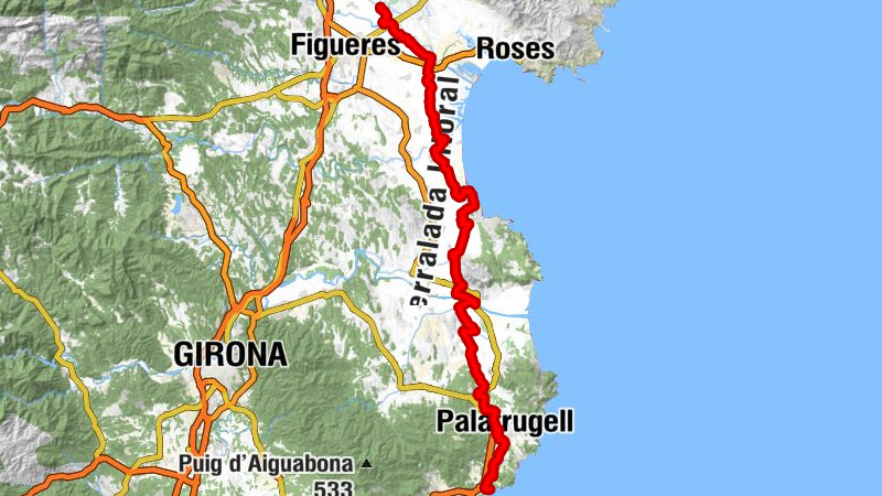 Peralada - Església de Santa Maria - Sant Andreu d'Ullà - Palafrugell