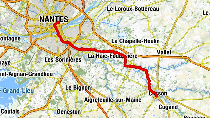 Clisson - Église Saint-Vincent - Église Saint-Martin - Nantes