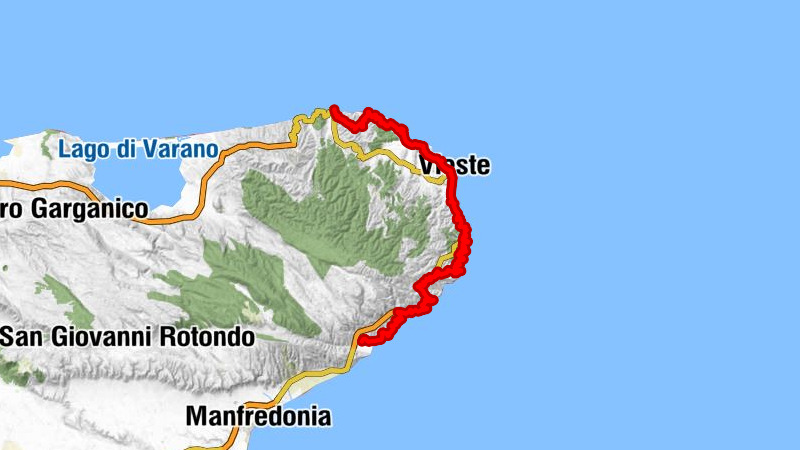 Peschici - Santa Maria di Merino - Santa Tecla - Mattinata