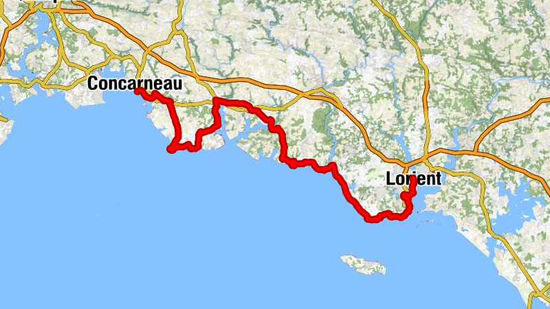 Concarneau - Chapelle Sainte-Anne - Église Notre-Dame - Kerentrech