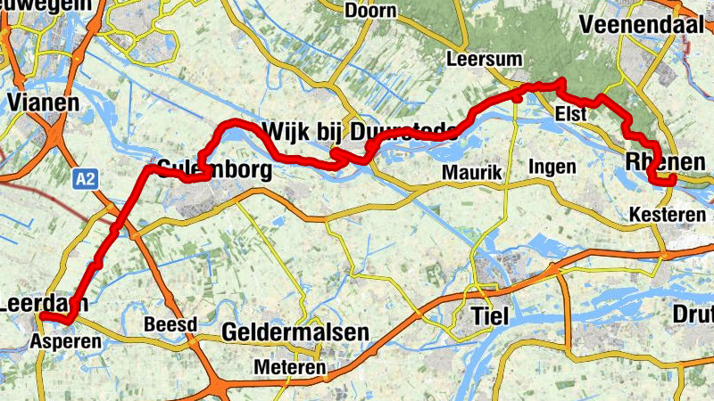 Rhenen - Andrieskerk - Grote Kerk - Leerdam-Centrum