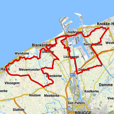Knokke-Heist - Sint-Vincentiuskerk - Sint-Pietersbandenkerk - Onze-Lieve-Vrouw Bezoekingskerk