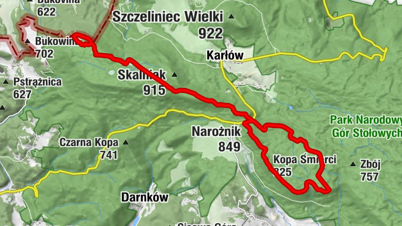 Łężyce - Kopa Śmierci - Narożnik - Ptak