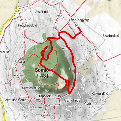 Vízkifolyó - Somló - Szent János-kápolna