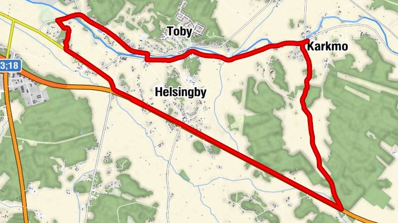 Karkmo - Smedisbacken - Toby - Marasbacken