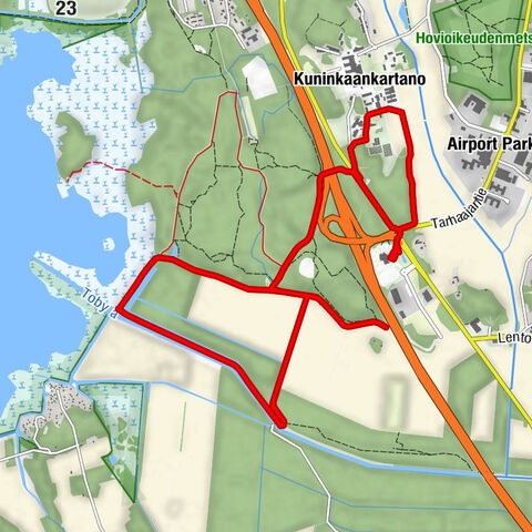 Vanha Satama - Risön lintutorni - Kuninkaankartano - ABC Vaasa