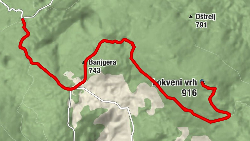 Općina Ključ - Banjgera - Lokveni vrh