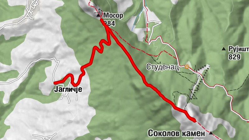 Црква Светог Илије - Јагличје - Pogled - Мосор