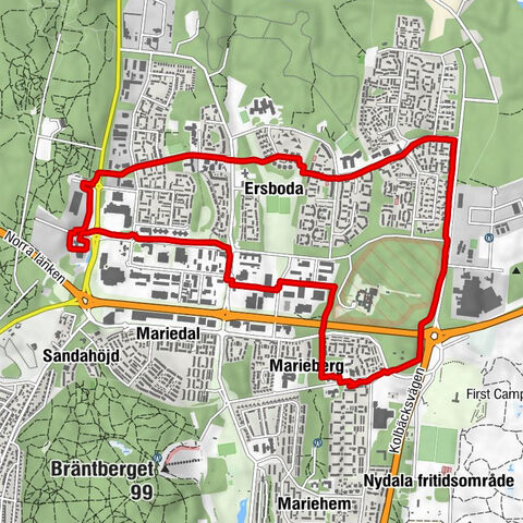 Marieberg - Umeå - Ersboda