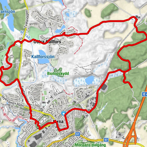 Södertälje kommun - Östra Kallfors - Gerstaberg - Domherren