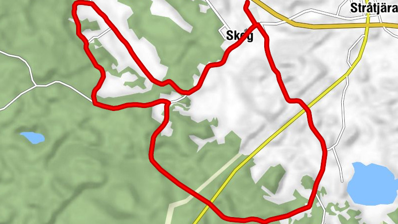 Skog - Löten - Bodarna - Skogs kyrka