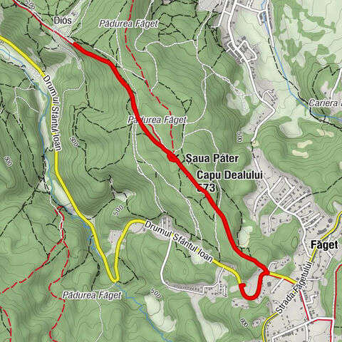Cluj-Napoca - Capu Dealului - Șaua Páter