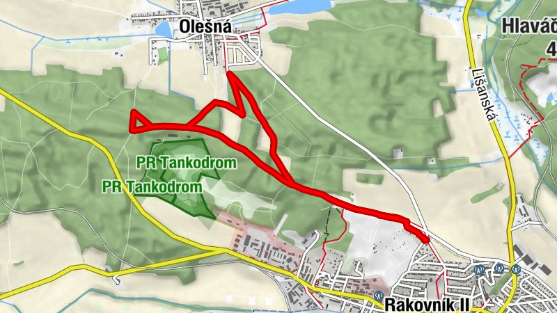 Rakovník - Olešná