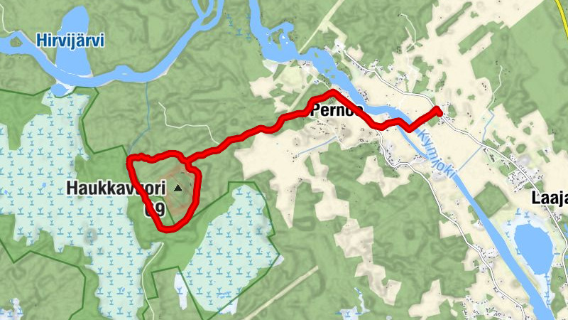 Kotka - Pernoo - Moronvuori päivätupa