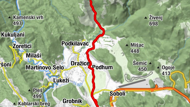 Podčudnič - Zastenice