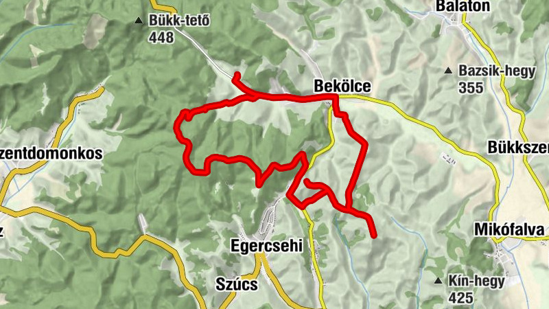 Bekölce - Magas - hegy - Egercsehi