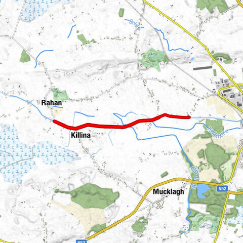 Ballycowan - Ballycowan Bridge - Huband's Aquaduct - Killina