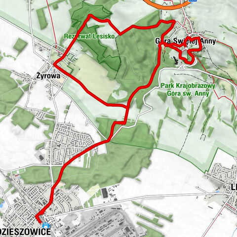 Zdzieszowice - Kaplica Namaszczenia Pana Jezusa - Grób Pana Jezusa - Góra Świętej Anny