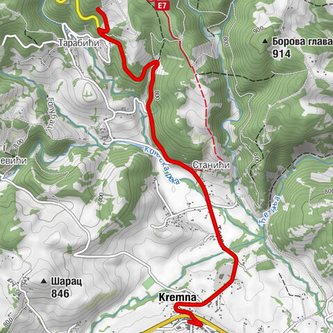 Шарган - Slobo - Кремна - Станићи