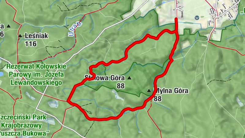 powiat gryfiński - Mylna Góra