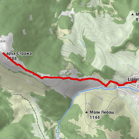 Лялинци - Св.Никола - връх Стража