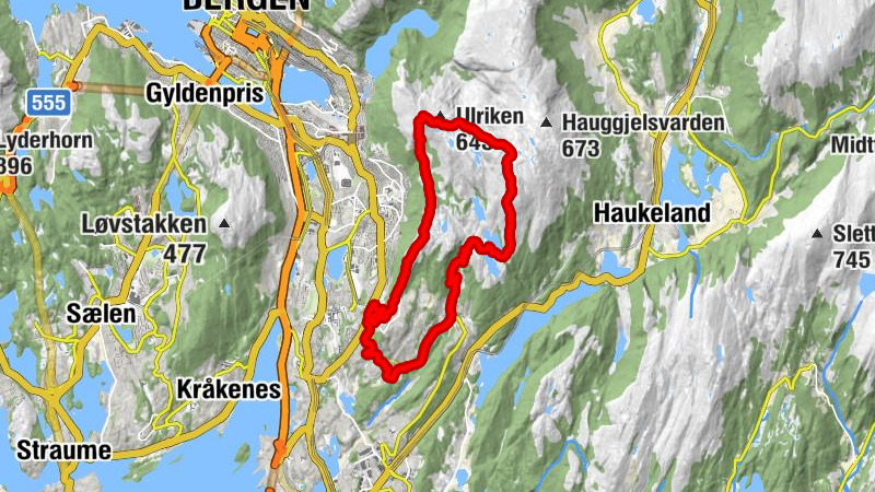 Bergenhus - Ulriken - sky:skraperen - Bergen