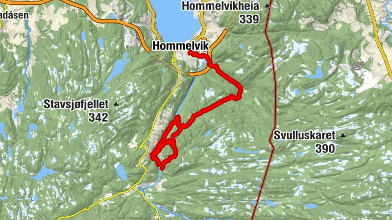 Hommelvik - Karlslyst - Storfossen