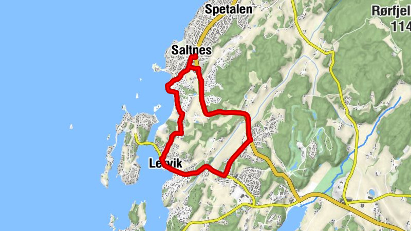 Saltnes - Kjerre - Manstad - Lervik kapell