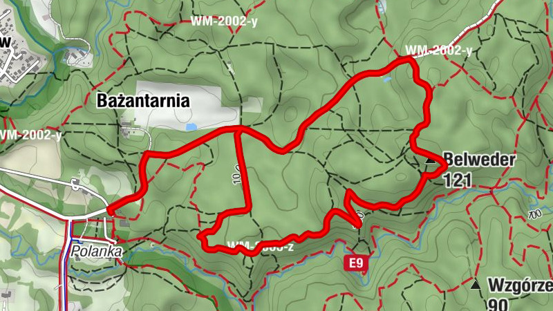 Elbląg - Bażantarnia - Belweder