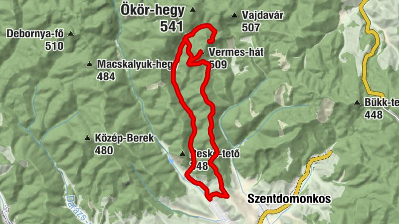 Szentdomonkos - Vermes-hát