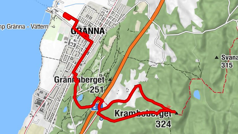 Jönköpings kommun - Gränna - Amalias Pub & Restaurant - Kramboberget