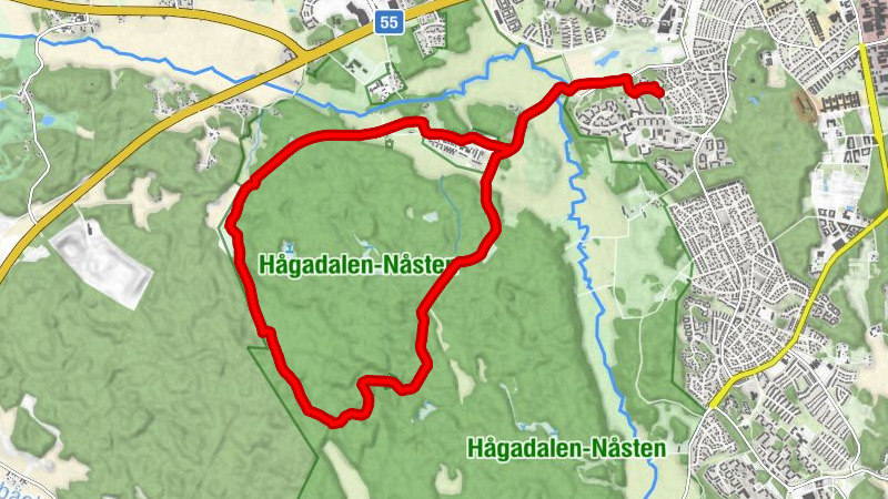 Uppsala - Håga - Hällen - Eriksberg