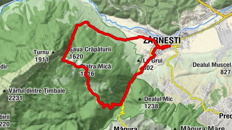 Biserica Sfinții Arhangheli Mihail și Gavril - Jimmy’s Corner - Șaua Crăpăturii - Piatra Mică