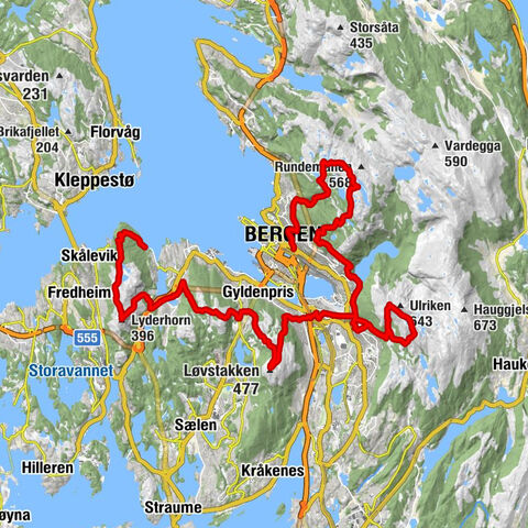7 mountains Bergen