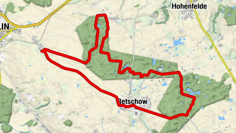 Von Brusow durch den Retschower Wald