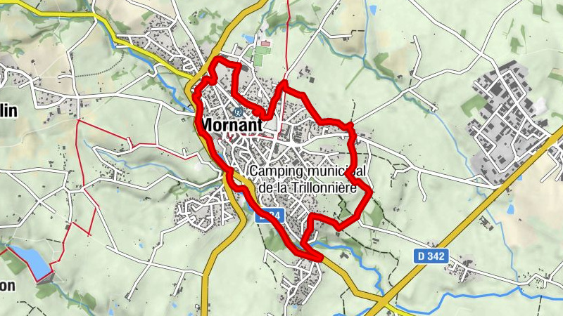 Circuit VTT 152 - Petit tour de Mornant