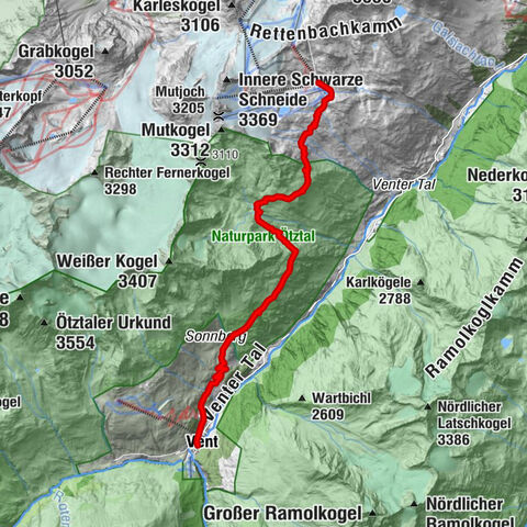 Tiefenbachglacier - Mountaineering Village  Vent