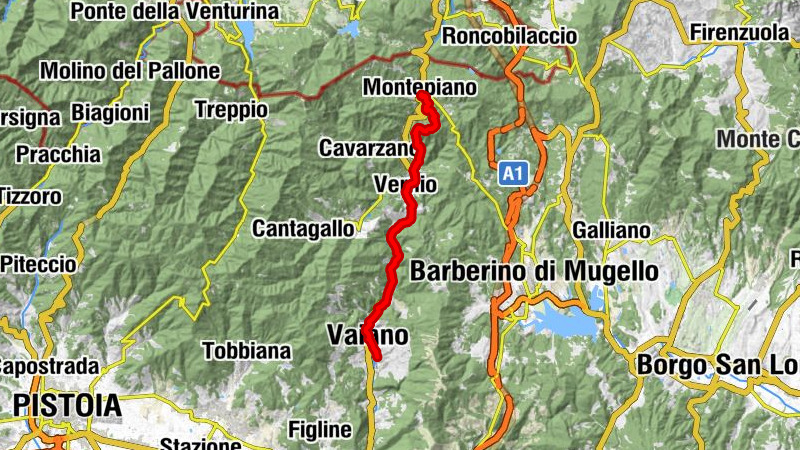 Von Montepiano nach Vaiano #LL2ROM_E066